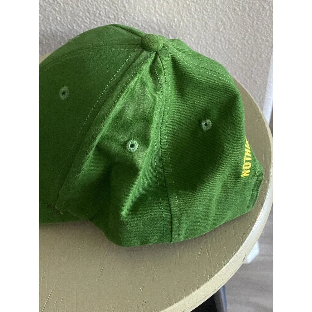 John Deere Patch Hat All Full Snapback Trucker Cap USA Louisville Mfg Vtg. OS